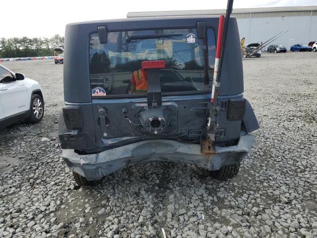 1J4FA24188L560794 - 2008 JEEP WRANGLER X ნაცრისფერი ფოტო 6