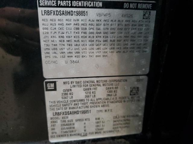 LRBFXDSA8HD198851 - 2017 BUICK ENVISION ESSENCE Qara foto 13