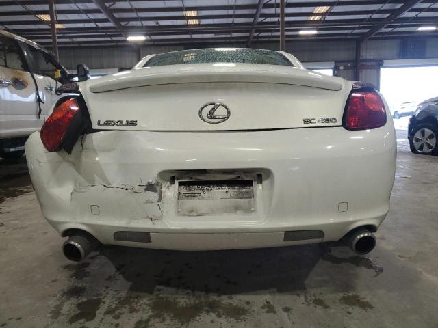 JTHFN48Y520006181 - 2002 LEXUS SC 430 WHITE photo 6