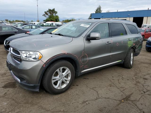 1C4RDJDG6CC329815 - 2012 DODGE DURANGO CREW GRAY photo 1