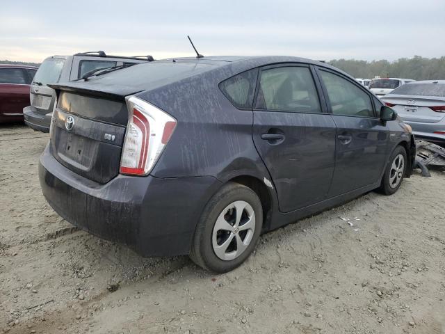 JTDKN3DUXD5541865 - 2013 TOYOTA PRIUS CHARCOAL photo 3