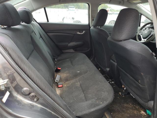 2HGFB2F54DH581539 - 2013 HONDA CIVIC LX GRAY photo 10