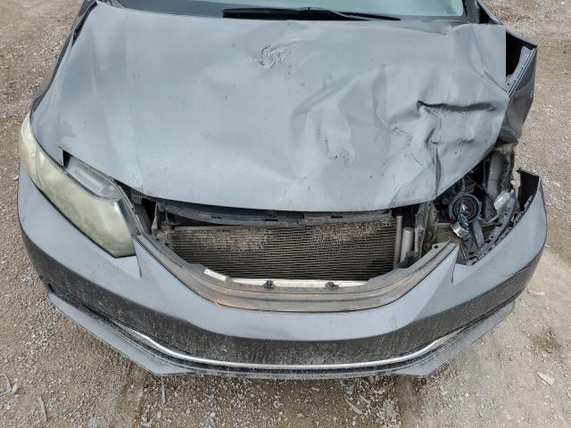 2HGFB2F54DH581539 - 2013 HONDA CIVIC LX GRAY photo 11