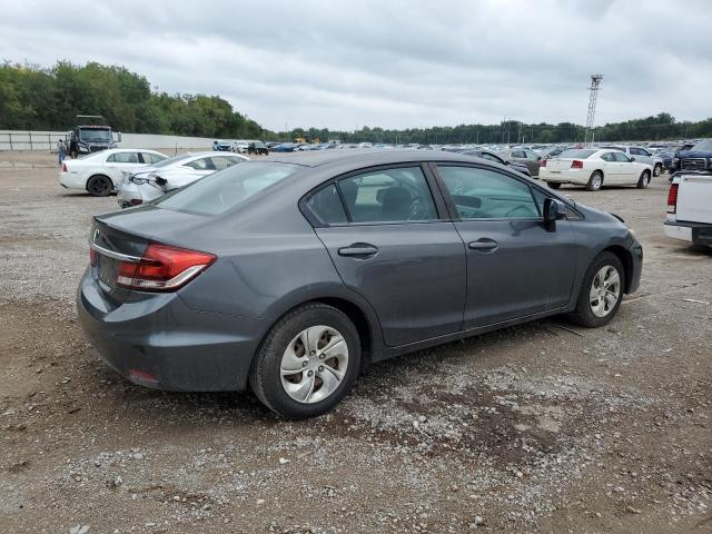 2HGFB2F54DH581539 - 2013 HONDA CIVIC LX GRAY photo 3