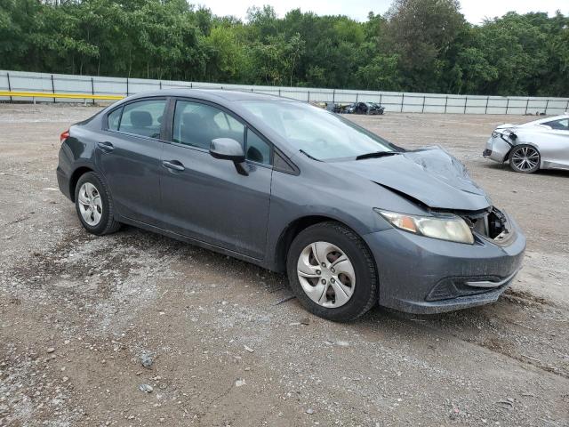 2HGFB2F54DH581539 - 2013 HONDA CIVIC LX GRAY photo 4