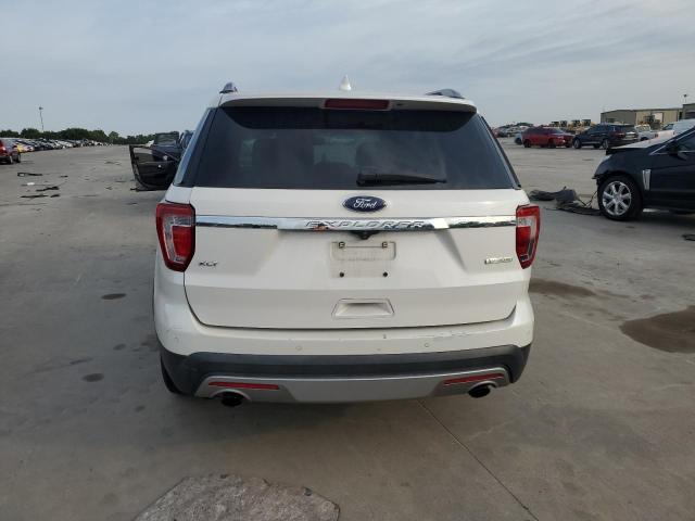 1FM5K7DH7GGB75559 - 2016 FORD EXPLORER XLT WHITE photo 6