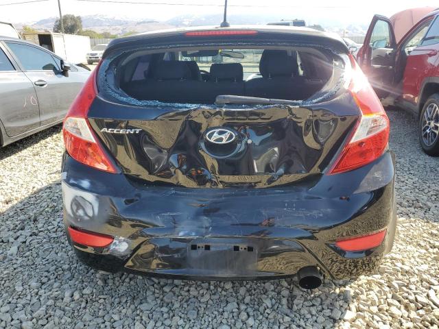 KMHCU5AE4FU231179 - 2015 HYUNDAI ACCENT GLS BLACK photo 6