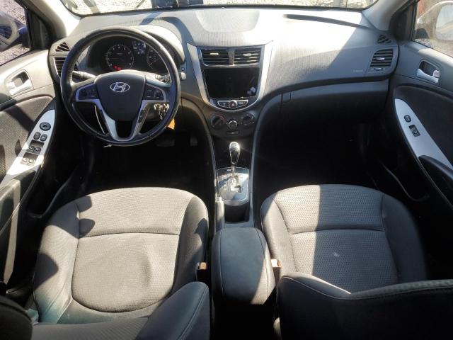 KMHCU5AE4FU231179 - 2015 HYUNDAI ACCENT GLS BLACK photo 8