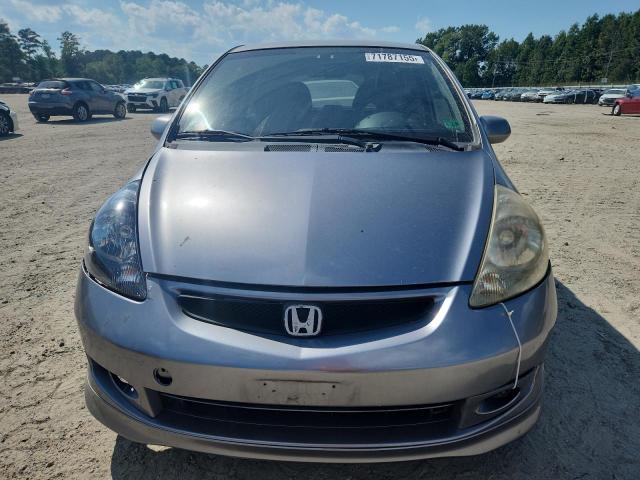 JHMGD37688S072156 - 2008 HONDA FIT SPORT SILVER photo 5