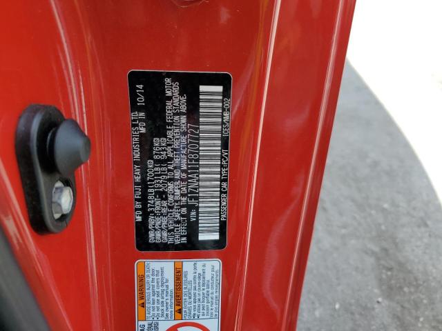 JF1ZNAA11F8707727 - 2015 TOYOTA SCION FR-S 红色 照片 10