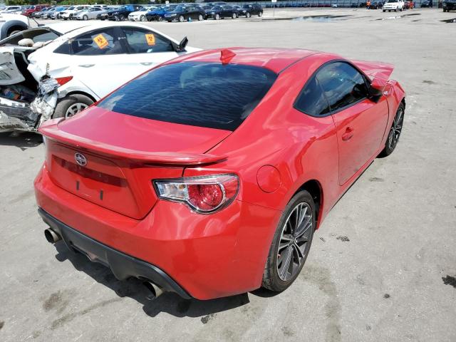 JF1ZNAA11F8707727 - 2015 TOYOTA SCION FR-S 红色 照片 4