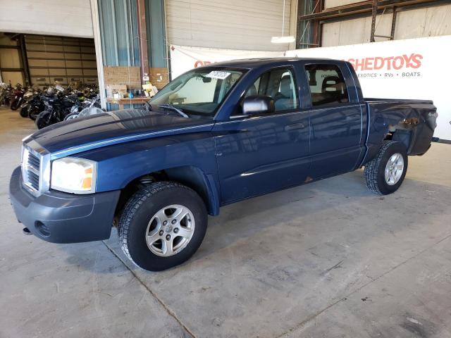 1D7HW28K76S594656 - 2006 DODGE DAKOTA QUAD BLUE photo 1