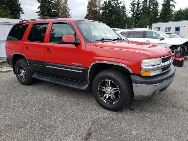 1GNEK13T41R160477 - 2001 CHEVROLET TAHOE K1500 RED photo 4