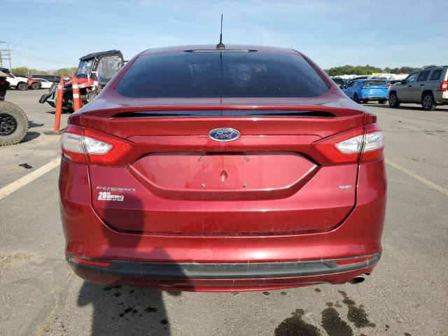 3FA6P0H70ER323890 - 2014 FORD FUSION SE BURGUNDY photo 6