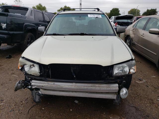 JF1SG65615H726405 - 2005 SUBARU FORESTER 2.5XS Бежевый фото 5