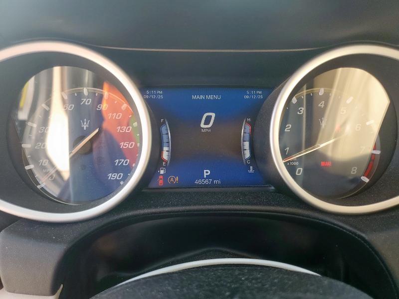 ZAM57YTL3J1273639 - 2018 MASERATI GHIBLI S Սև լուսանկար 9