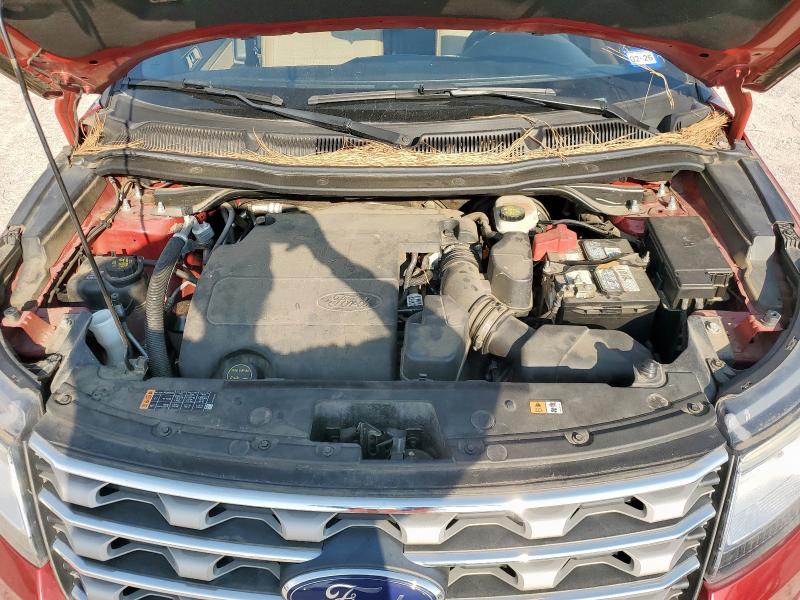 1FM5K8D85HGC13118 - 2017 FORD EXPLORER XLT Qırmızı foto 12