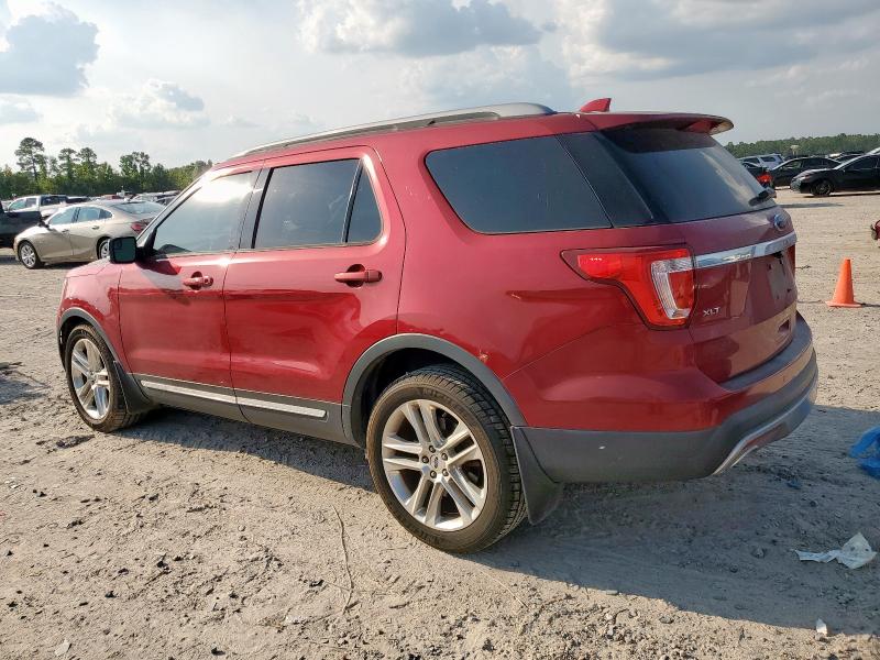 1FM5K8D85HGC13118 - 2017 FORD EXPLORER XLT Qırmızı foto 2