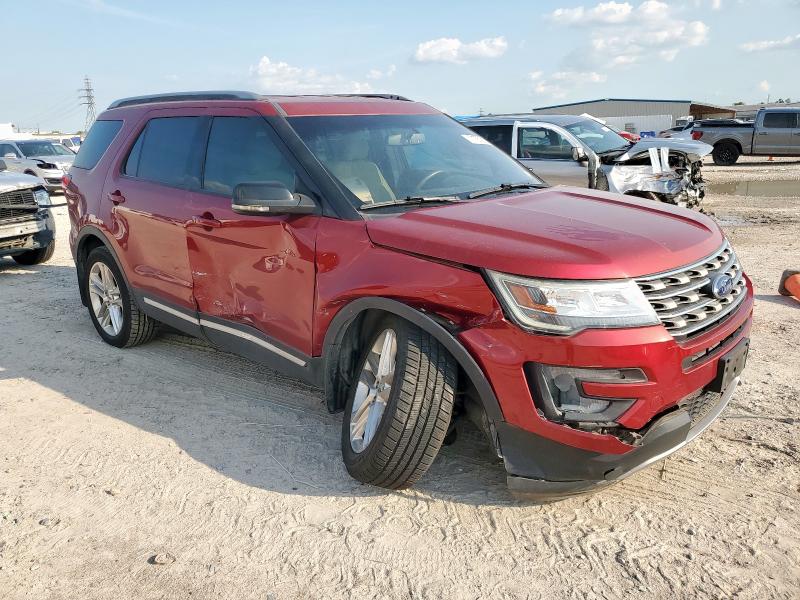1FM5K8D85HGC13118 - 2017 FORD EXPLORER XLT Qırmızı foto 4