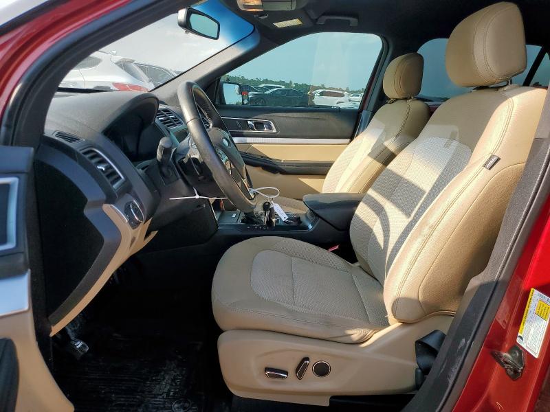 1FM5K8D85HGC13118 - 2017 FORD EXPLORER XLT Qırmızı foto 7