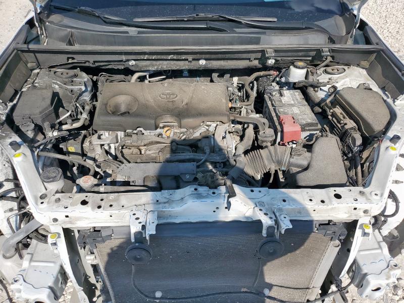 2T3W1RFV4MC119655 - 2021 TOYOTA RAV4 XLE WHITE photo 12