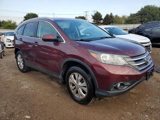 5J6RM4H77CL028847 - 2012 HONDA CR-V EXL MAROON photo 4