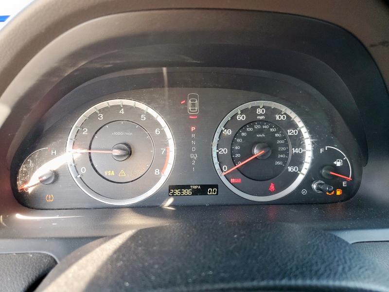 1HGCP26478A143145 - 2008 HONDA ACCORD LXP GRAY photo 9