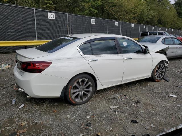 1HGCR2F51FA006587 - 2015 HONDA ACCORD SPORT WHITE photo 3