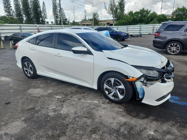 19XFC2F68LE208695 - 2020 HONDA CIVIC LX WHITE photo 4