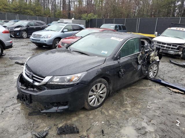 1HGCR3F82FA010440 - 2015 HONDA ACCORD EXL BLACK photo 1