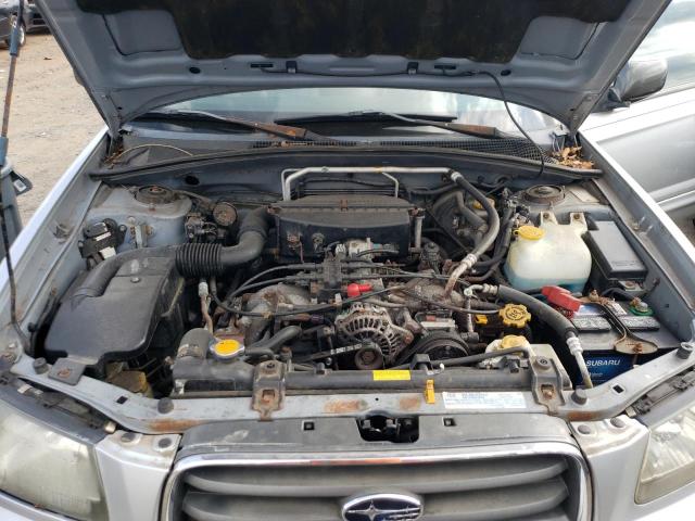 JF1SG656X4H746943 - 2004 SUBARU FORESTER 2.5XS ნაცრისფერი ფოტო 12