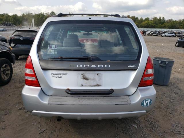 JF1SG656X4H746943 - 2004 SUBARU FORESTER 2.5XS ნაცრისფერი ფოტო 6