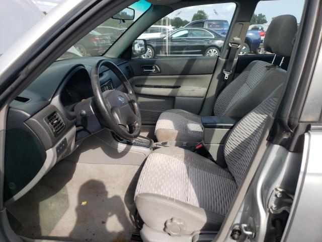 JF1SG656X4H746943 - 2004 SUBARU FORESTER 2.5XS ნაცრისფერი ფოტო 7