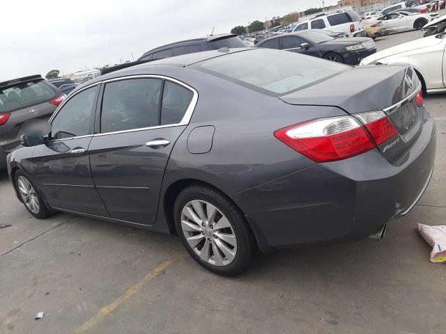 1HGCR3F8XDA043084 - 2013 HONDA ACCORD EXL GRAY photo 2