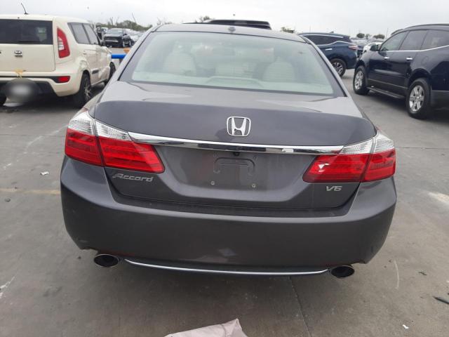 1HGCR3F8XDA043084 - 2013 HONDA ACCORD EXL GRAY photo 6