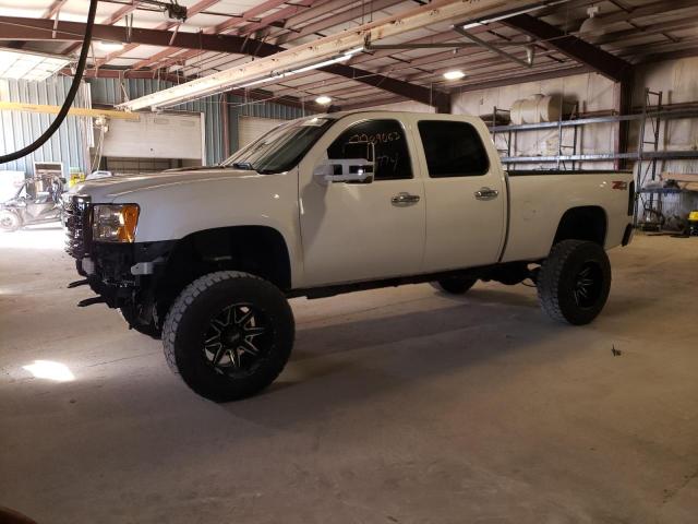 1GT125C87BF170594 - 2011 GMC SIERRA K2500 DENALI WHITE photo 1