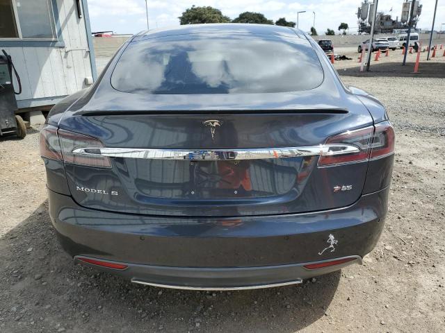 5YJSA1H10EFP52718 - 2014 TESLA MODEL S 灰色 照片 6