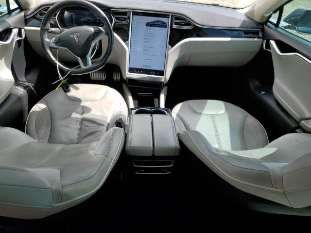 5YJSA1H10EFP52718 - 2014 TESLA MODEL S 灰色 照片 8