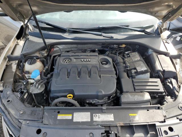 1VWCV7A30FC025873 - 2015 VOLKSWAGEN PASSAT SEL Бежевый фото 11