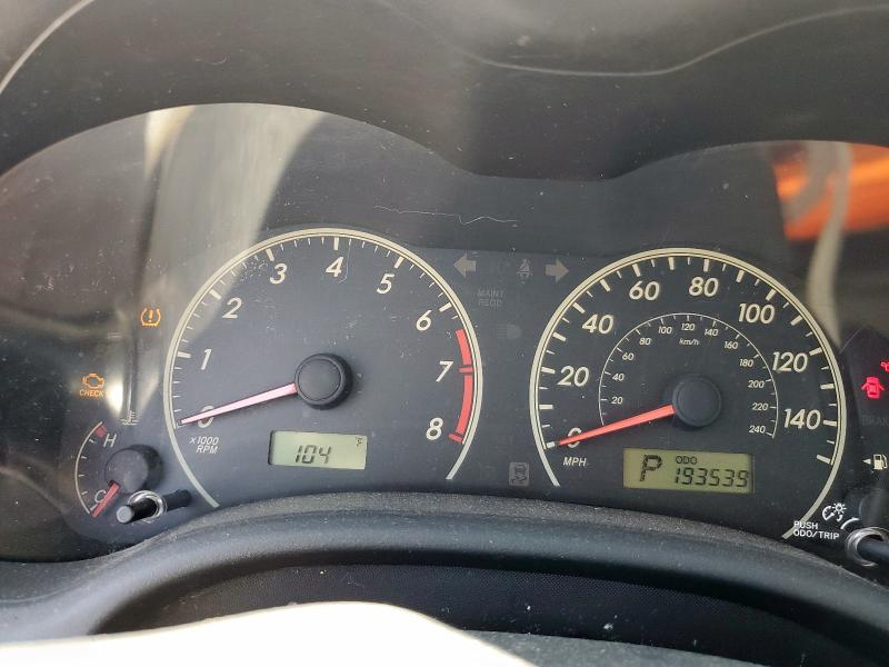 JTDBU4EE1B9159097 - 2011 TOYOTA COROLLA BASE Qara foto 9