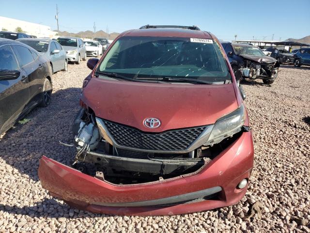 5TDXK3DC6FS653341 - 2015 TOYOTA SIENNA SPORT RED photo 5