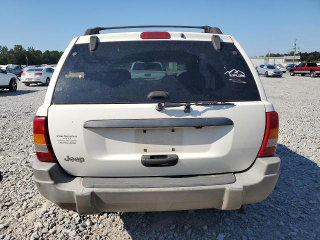 1J4G248S1YC329719 - 2000 JEEP GRAND CHEROKEE LAREDO WHITE photo 6