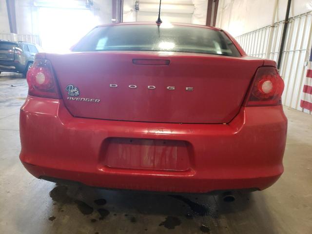 1C3CDZCBXCN156948 - 2012 DODGE AVENGER SXT RED photo 6