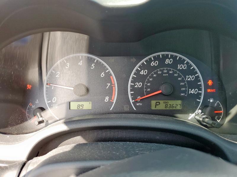 5YFBU4EE7DP123394 - 2013 TOYOTA COROLLA BASE GRAY photo 9