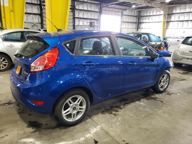 3FADP4EJ1KM105125 - 2019 FORD FIESTA SE BLUE photo 3