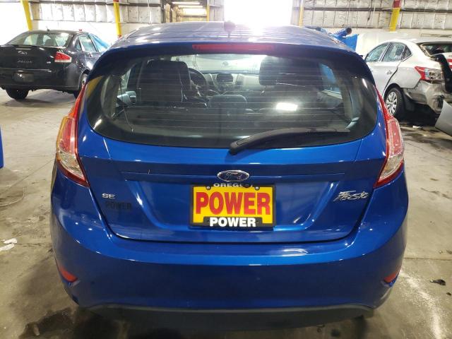 3FADP4EJ1KM105125 - 2019 FORD FIESTA SE BLUE photo 6