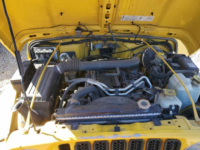 1J4FA39S42P725876 - 2002 JEEP WRANGLER / X YELLOW photo 11