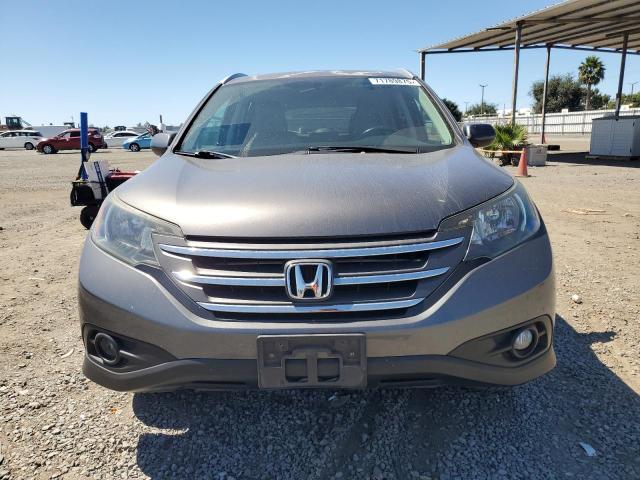 2HKRM3H73DH524685 - 2013 HONDA CR-V EXL GRAY photo 5
