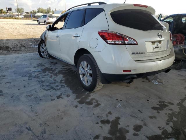 JN8AZ1MU5EW407754 - 2014 NISSAN MURANO S WHITE photo 2