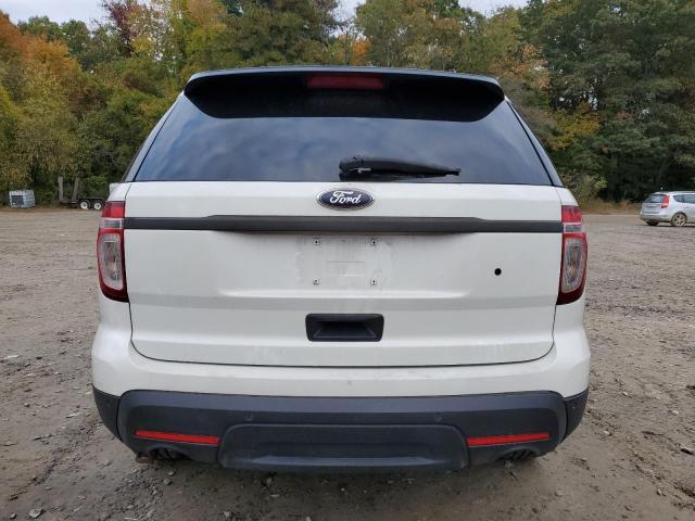 1FM5K8AR2DGC35875 - 2013 FORD EXPLORER POLICE INTERCEPTOR WHITE photo 6